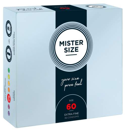 Mister Size tenký kondóm - 60mm (36ks)