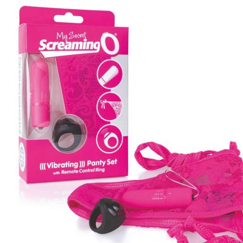 MySecret Screaming Pant vibrační kalhotky na dálkové ovládání - růžové