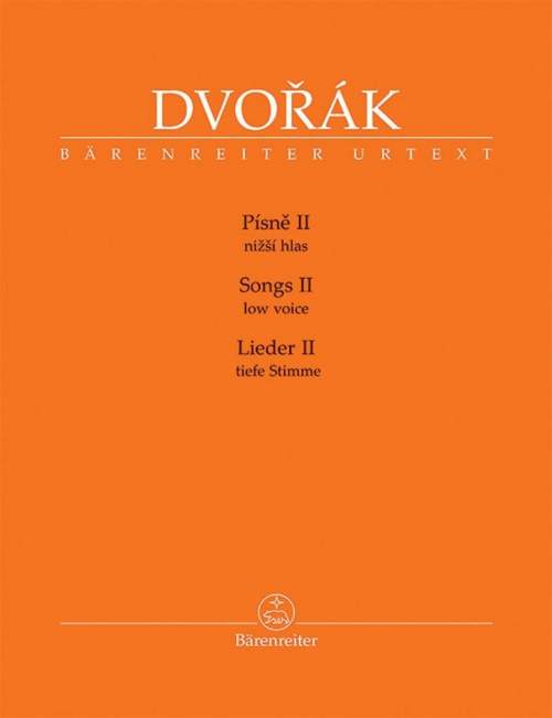 Písně II nižší hlas - Antonín Dvořák