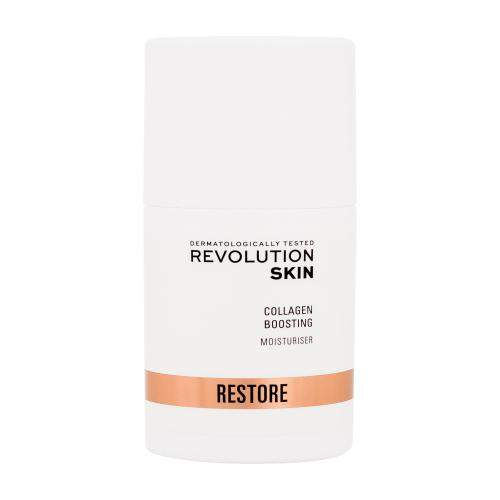 Revolution Skincare Restore Collagen Boosting Moisturiser hydratační a vyživující krém proti vráskám 50 ml pro ženy