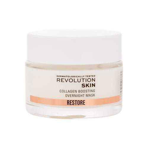 Revolution Skincare Restore Collagen Boosting Overnight Mask hydratační a vyživující noční maska proti vráskám 50 ml