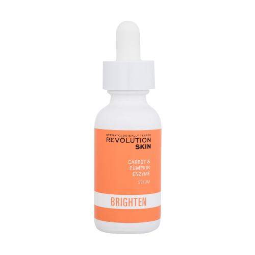 Revolution Skincare Brighten Carrot & Pumpkin Enzyme Serum vyživující a rozjasňující pleťové sérum 30 ml