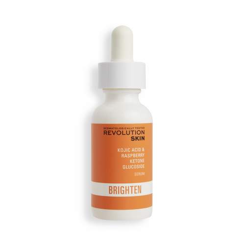 Revolution Skincare Brighten Kojic Acid & Raspberry Ketone Glucoside Serum rozjasňující pleťové sérum proti pigmentovým skvrnám 30 ml