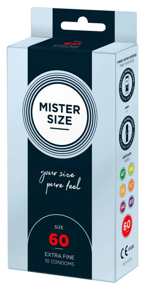 Kondomy MISTER SIZE 60 mm (10 ks)
