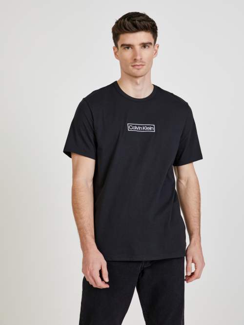 Calvin Klein Pánské triko s krátkým rukávem černá M