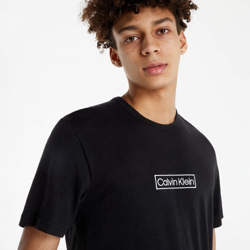 Calvin Klein Pánské triko s krátkým rukávem černá L
