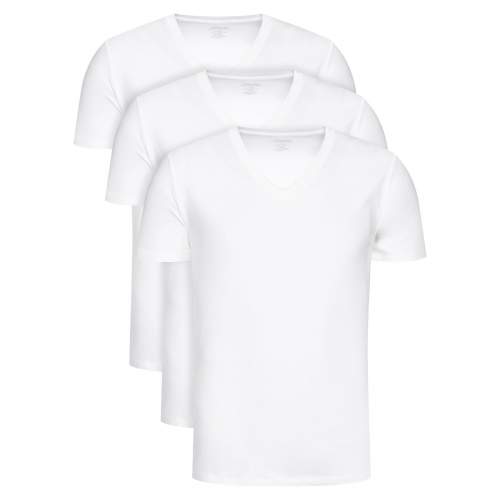 Calvin Klein Pánské tričko 000NB4012E 100 3pk bílá