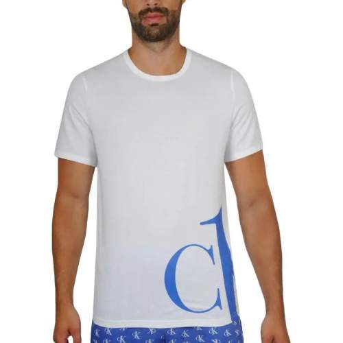 Calvin Klein Pánské tričko NM1904E - C66 Královská modrá