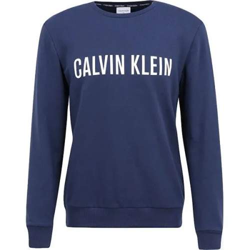 Calvin Klein Pánské tričko s dlouhým rukávem NM1958E - 8SB Tmavě modré tm.modrá M