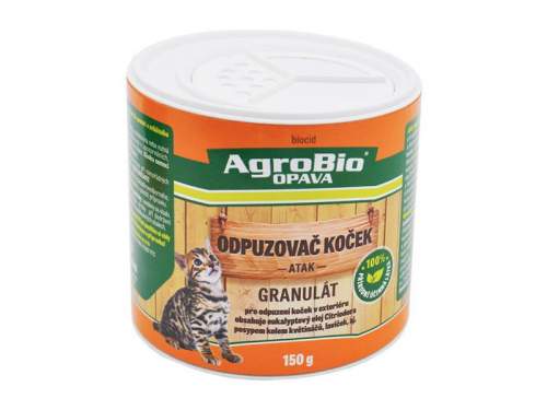 AgroBio OPAVA ATAK Odpuzovač koček GRANULÁT 150g