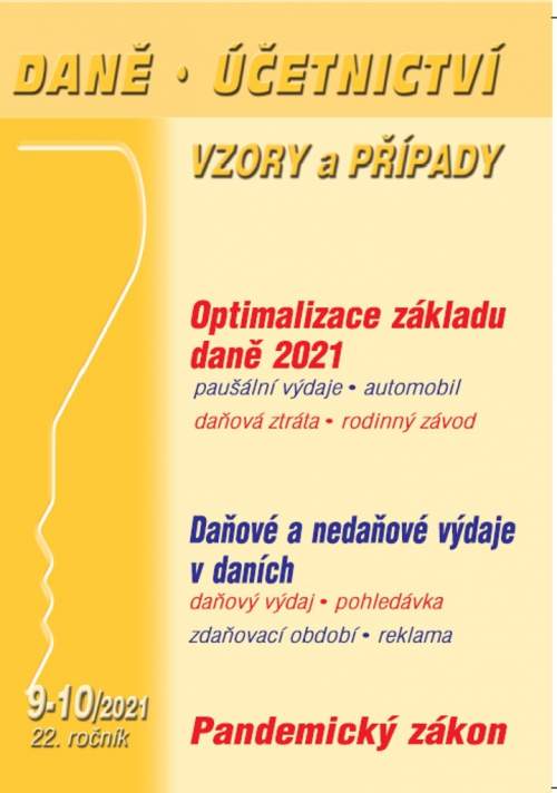 Zdenka Cardová - Daně, účetnictví, vzory a případy 9-10/2021
