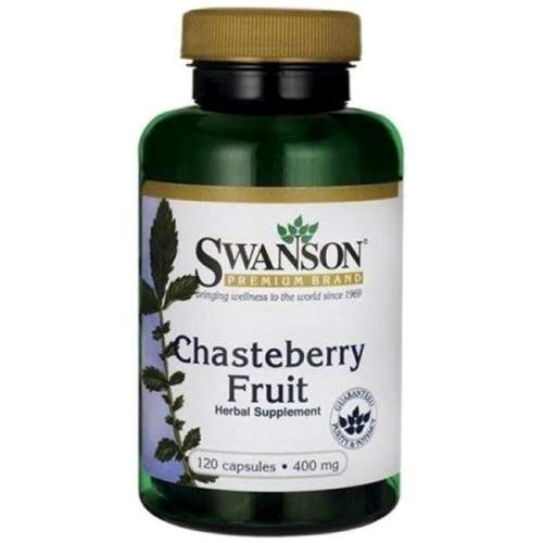 Swanson Chasteberry Fruit 120 ks, kapsle, 400 mg