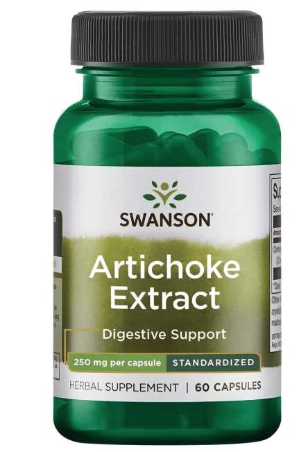 Swanson Artichoke 60 ks, kapsle, 250 mg