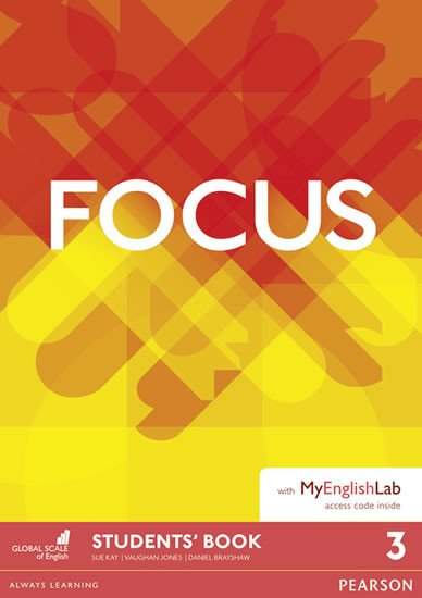 Focus 3 Students´ Book w/ MyEnglishLab Pack - Jones Vaughan