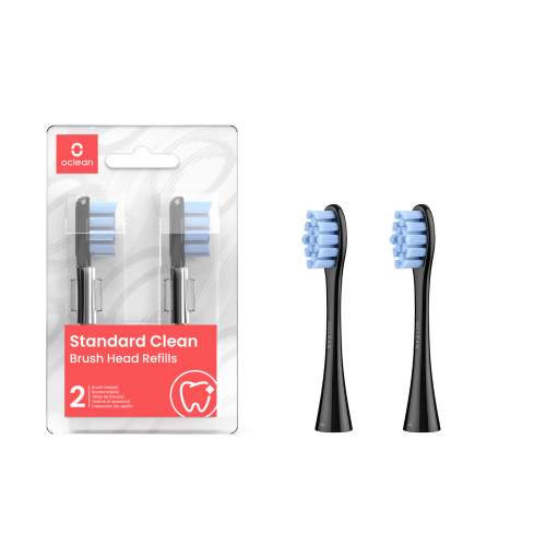 Oclean Standard clean brush hlavice 6 ks, černé