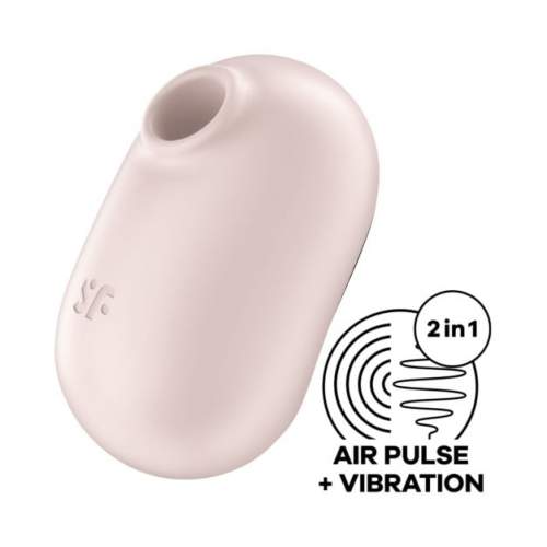 Satisfyer Pro To Go 2 double air vibrator - beige