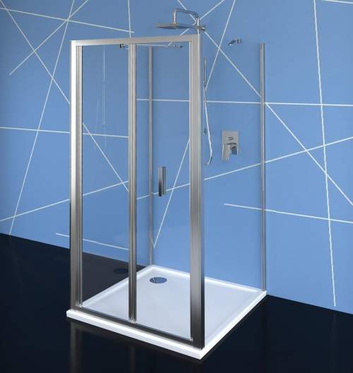 EASY LINE třístěnný sprchový kout 1000x700mm, skládací dveře, L/P varianta, čiré sklo EL1910EL3115EL