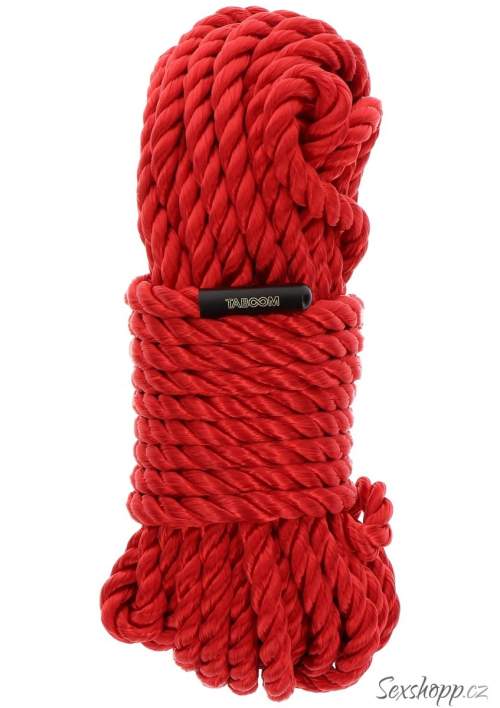 TABOOM Bondage Rope 10 meter / 7 mm (Red)