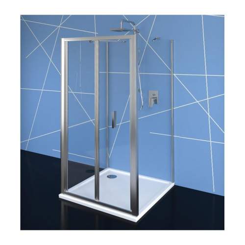 EASY LINE třístěnný sprchový kout 900x800mm, skládací dveře, L P varianta, čiré sklo POLYSAN EL1990EL3215EL3215