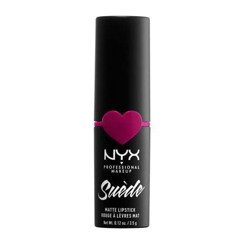 NYX Professional Makeup Suède Matte Lipstick matná rtěnka 3,5 g odstín 12 Clinger
