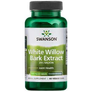 Swanson Maximum Power White Willow Bark 60 ks 500 mg