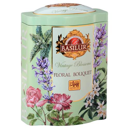 Čaj Basilur Vintage Blossoms Floral Bouquet dóza 100g