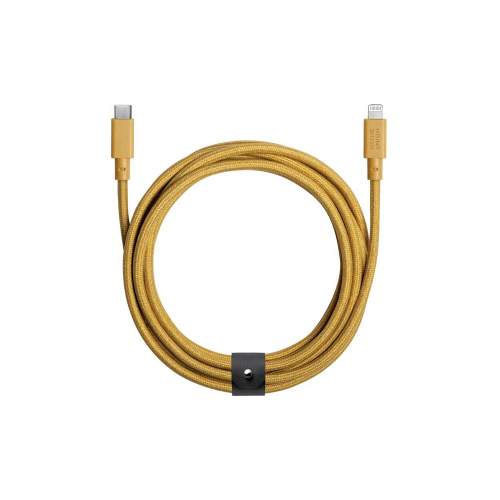 Native Union Belt Cable (USB-C – Lightning) 3m Kraft BELT-CL-KFT-3-NP