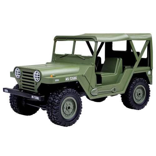 s-Idee RC americký jeep M151 1:14 zelená