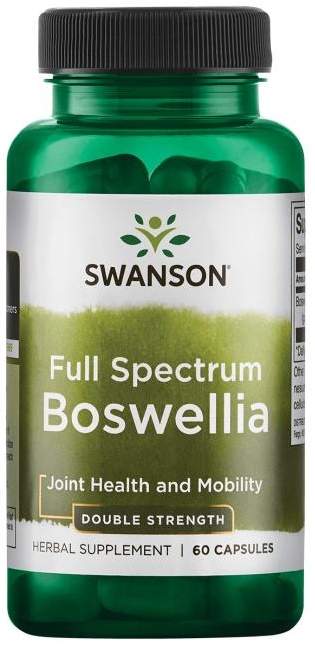 Swanson Full Spectrum Boswellia Double Strength 60 ks, kapsle, 800 mg