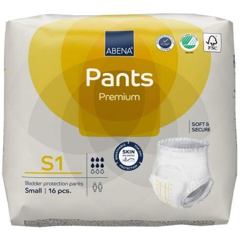 Abena Pants Premium S1 kalhotky absorpční navlékací 60-90CM 16ks