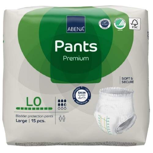 Abena Pants Premium L0 kalhotky absorpční navlékací 100-140CM 15ks