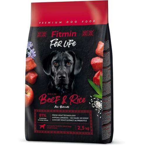 Fitmin dog For Life Beef & Rice 2,5 kg
