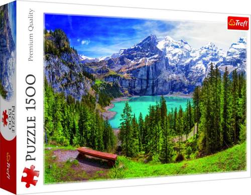 TREFL - Puzzle Jezero Oeschinen, Alpy, Švýcarsko 1500