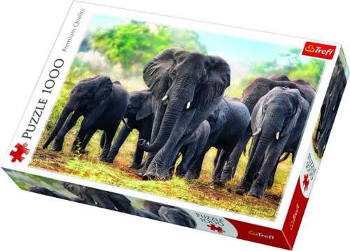 Trefl Puzzle Afričtí sloni / 1000 dílků [Puzzle]