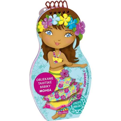 Obliekame tahitské bábiky MOHEA – Maľovanky