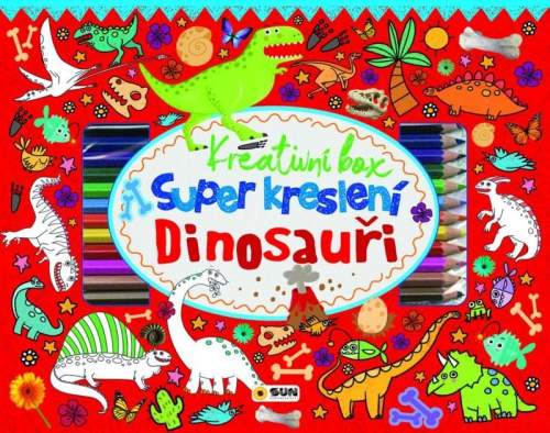 Kreativní box Super kreslení Dinosauři