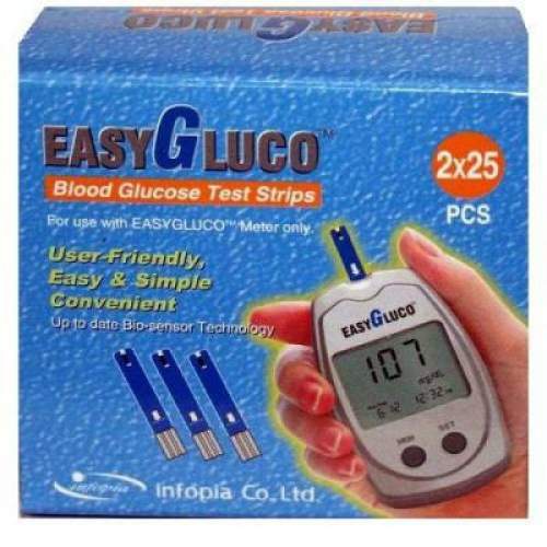 EasyGluco  Glukometr + 50 ks proužků