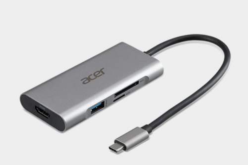 ACER 7v1 Type C dongle: 3 x USB3.0, 1 x HDMI, 1 x type-c pd, 1 x sd card reader, 1 x tf card reader