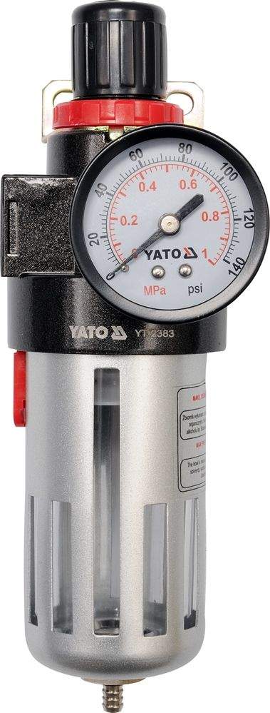 COMPASS Regulátor tlaku vzduchu 1/2", max. 0,93MPa, s filtrem (90ccm)