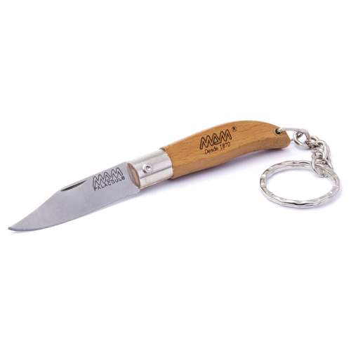 Zavírací nůž s klíčenkou MAM Ibérica 2000 4,5 cm buk