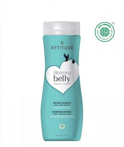 ATTITUDE Blooming Belly Přírodní šampón nejen pro těhotné s arganem 473 ml