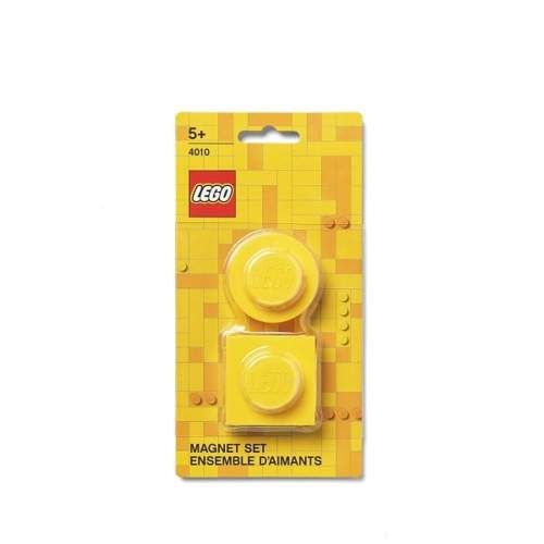 LEGO Magnetky LEGO set - žluté 2 ks
