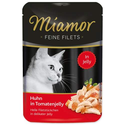 Miamor Feine Filets s kuřecím v rajčatovém želé v kapsičce 48× 100 g