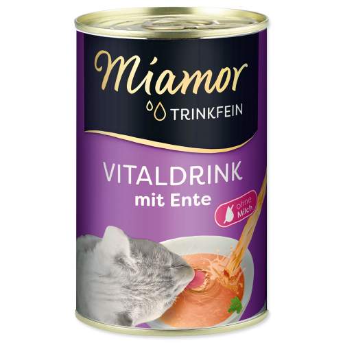 Miamor Trinkfein – Vitaldrink nápoj s kachnou 24 × 135 ml