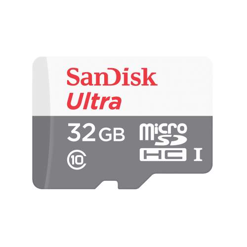 Sandisk paměťová karta Ultra - Paměťová karta flash (adaptér microSDHC - Sd zahrnuto) - 32 Gb - Class 10 - microSDH