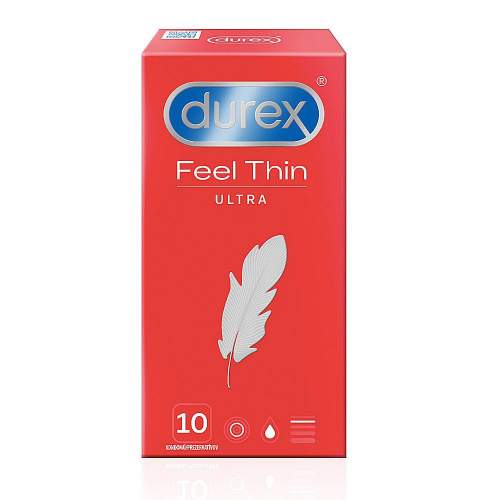 Durex Feel Ultra Thin Kondomy 10 ks