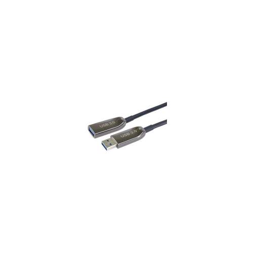 PremiumCord USB 3.0 prodlužovací optický AOC kabel A/Male - A/Female 20m ku3opt20
