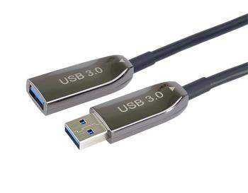 USB 3.0 prodlužovací optický AOC kabel A/Male - A/Female 15m ku3opt15
