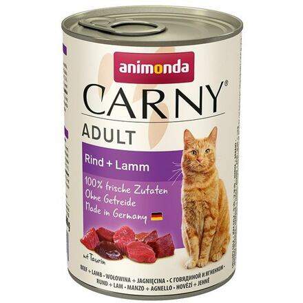 Animonda Carny konzerva pro kočky hovězí+jehně 400g