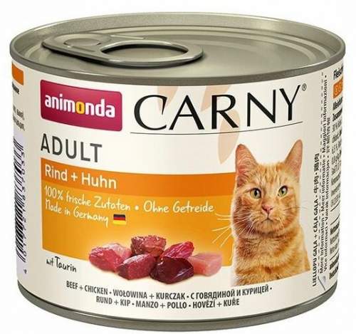 ANIMONDA cat konzerva CARNY hovězí/kuře - 200g
